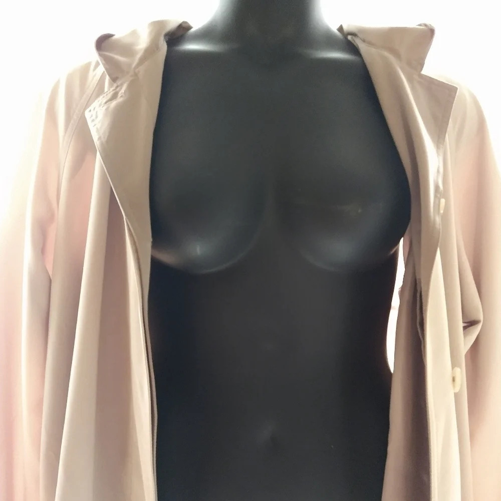 Gallery Hooded Trench Coat EUC - Picture 9 of 16